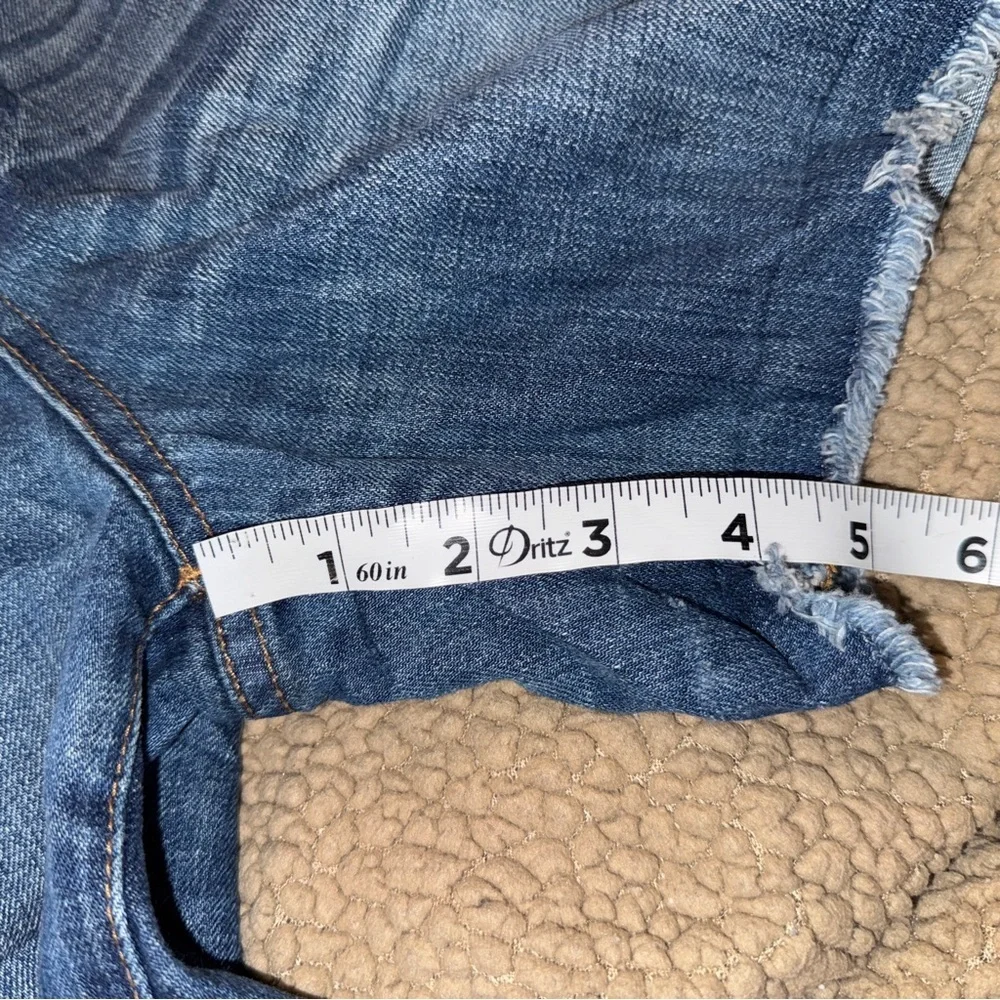 Madewell High-Rise Denim Cut Off/cuff Shorts Sz 27, 4” Inseam - Picture 4 of 12